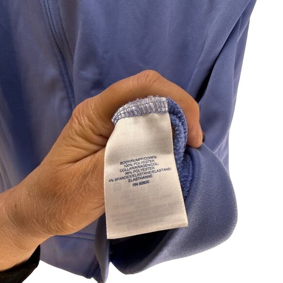 Lands End Men's Full-Zip Jacket Size XL Blue Pockets Stretch Fitness Training - Picture 5 of 9